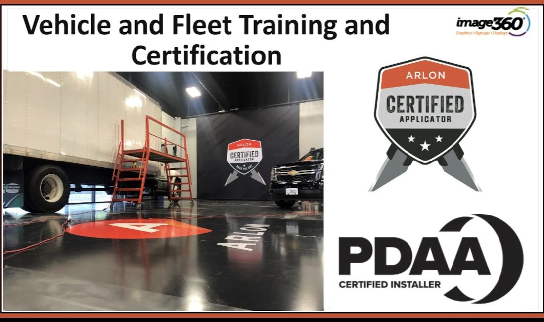 Image360 Tampa Ybor City Vehicle and Fleet Certification for Fleet Wraps and Graphics