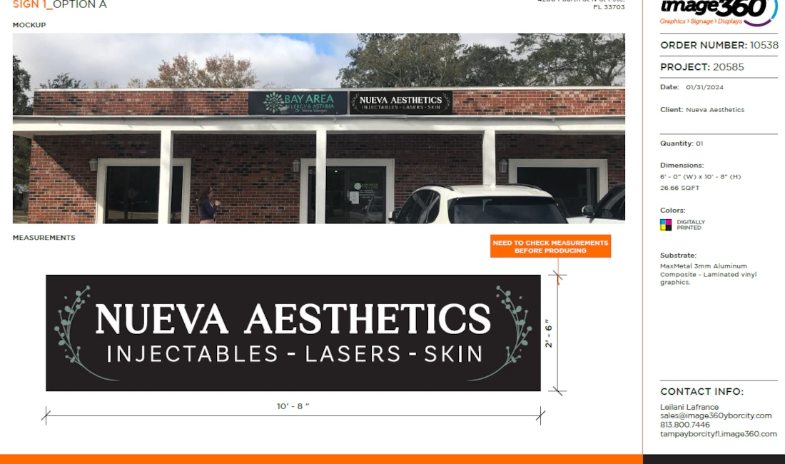 Storefront and Building Channel Letters