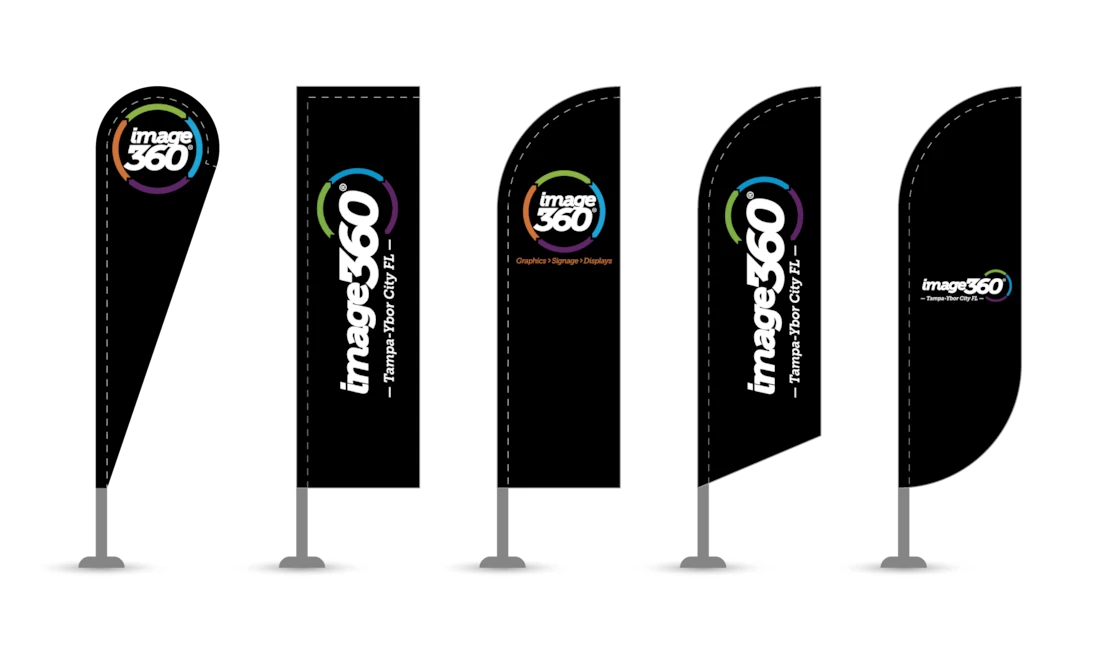 Boost your business visibility with custom advertising flags from Image360 Ybor City in Tampa, FL. Ideal for events, storefronts, and outdoor promotions!