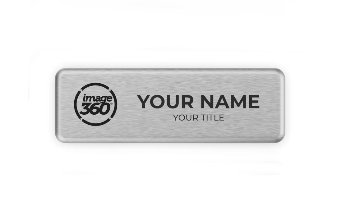 Help your team stand out with personalized name tags from Image360 Ybor City in Tampa, FL. Perfect for creating a professional and approachable presence!